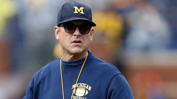 Michigan coach Jim Harbaugh